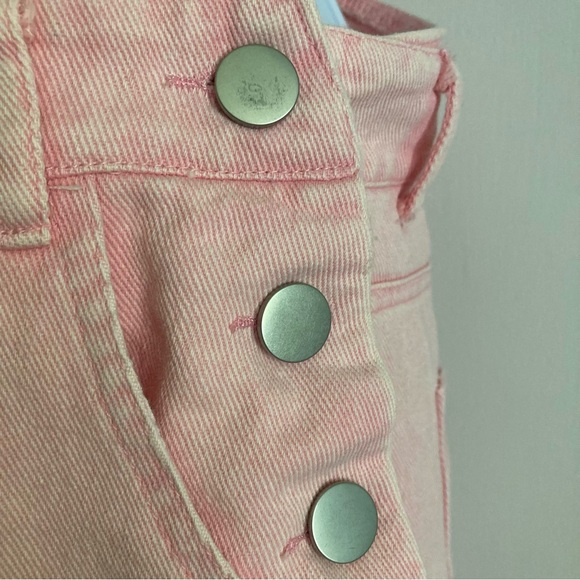 Vici She + Sky Pretty in Pink Denim Overalls, NWOT Sz S - Picture 11 of 16